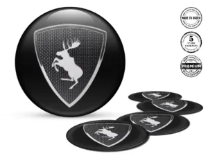 Volvo Adesivo Silicone Edizione Emblemi Cerchio Custom